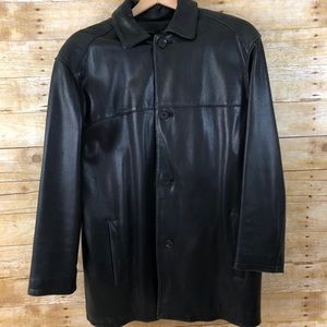 Marc New York leather coat with liner